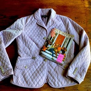 Talbots Diamond Quilted Jacket. Size 6 Petite